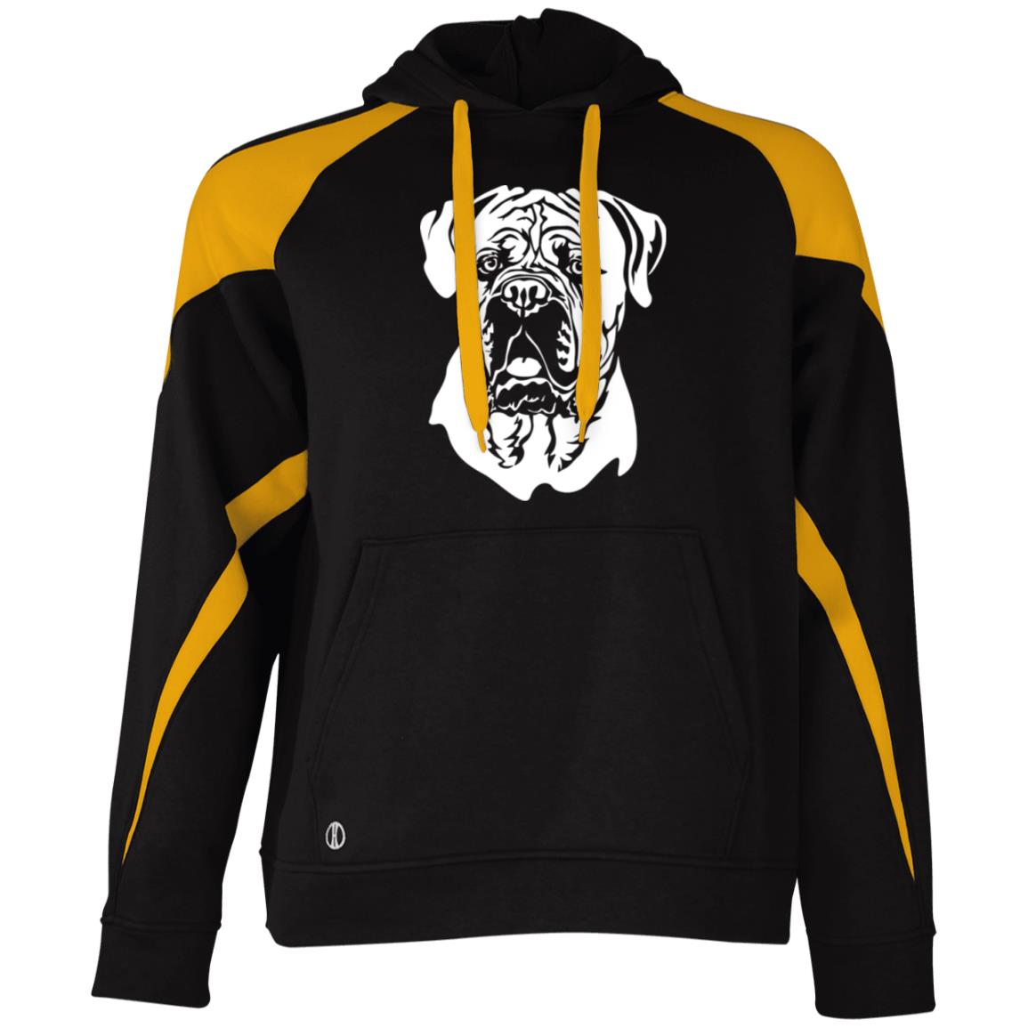 Athletic Colorblock Fleece Hoodie Cane Corso Merch by MYDD Apparel